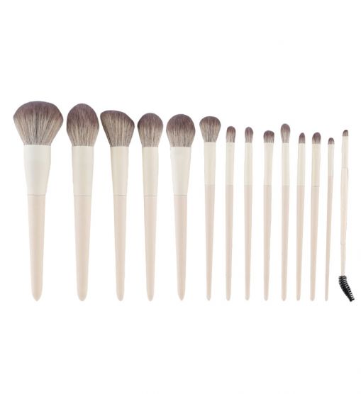 14pcs White Makeup Brush Set