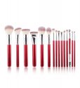 15pcs Red Wine Series Makeup Brush Set