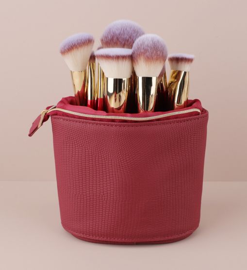 15pcs Red Wine Series Makeup Brush Set