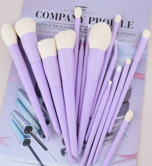 The Lavender Series Makeup Brush Set