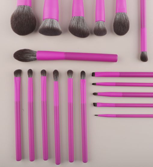 18pcs Purple Series Makeup Brush Set