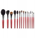 14pcs Natural Hair Makeup Brush Set