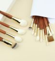 13pcs Natural Hair Makeup Brush Set